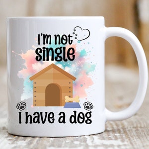 Dog Owner Coffee Mug for Dog Lovers Gift Idea, Dog Mom Funny Coffee Cup with Fun Quote