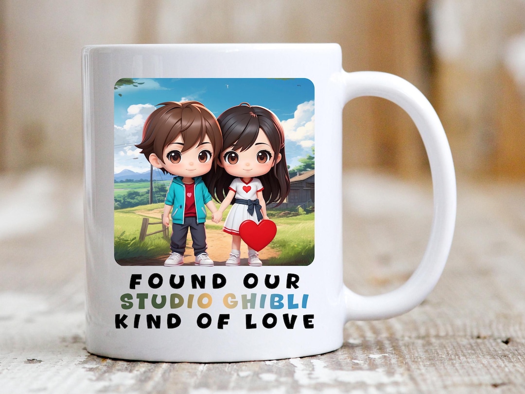 Cute Anime Couple Mug Gift Idea for Anime Couples Lovers Fans of ...