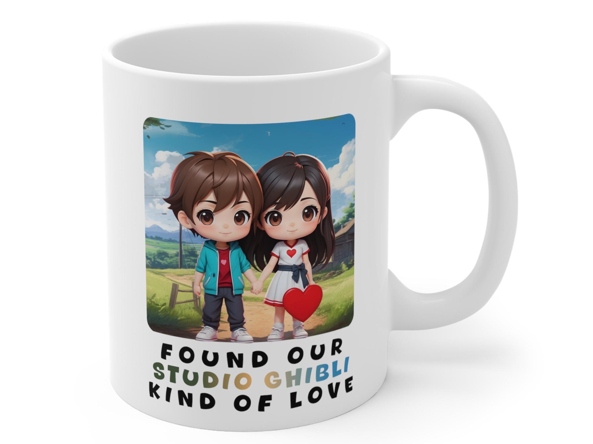 Cute Anime Couple Mug Gift Idea for Anime Couples Lovers Fans of ...