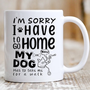 Funny Dog Coffee Mug for Dog Owners Gift for Dog Mom Dog Dad Cup with Funny Quote Pet Lovers and Animal Lovers, Office Mug