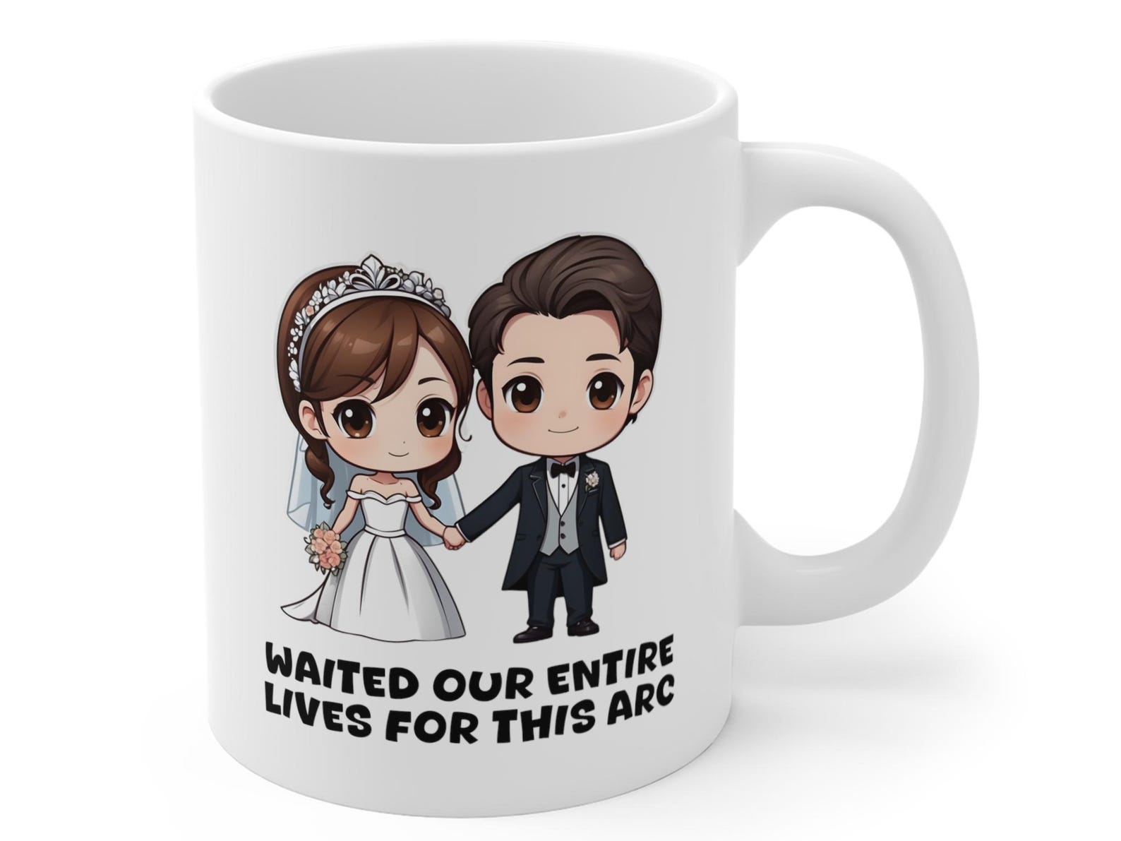 Anime Theme Wedding Mug Gift Idea for Anime Couples Lovers Fans of ...