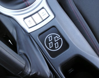Center Console Plaque Fits Toyota 86 And SCION FR-S FRS with Logo