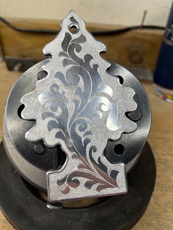 Custom Hand Engraved Aluminum Little Tree - Etsy