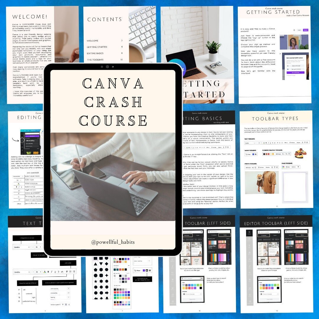 Easy Canva Crash Course: Step-by-step Guide for Beginners | Learn How ...