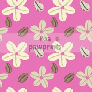 Cowrie Shell sömlös digital fil