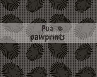 Palaka Opihi seamless png pattern