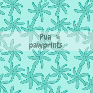 Tiare seamless digital pattern png