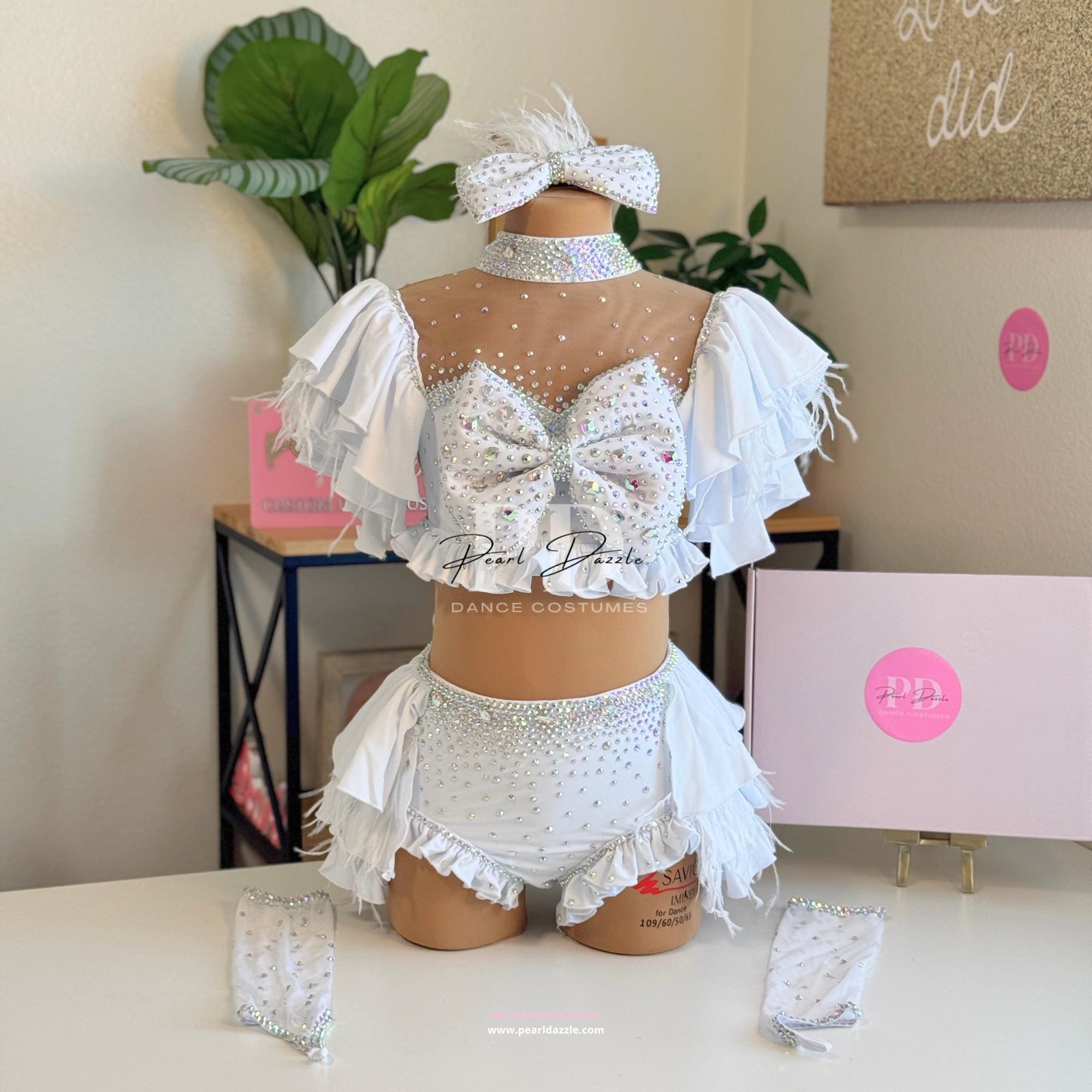 White/custom Colors Diamond Girl Jazz Dance Costume - Etsy display picture 1