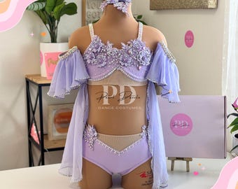 Ready to ship -CXS-Purple Princess Lyrical Costume
