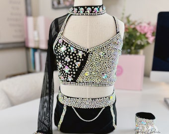 Made to order- Midnight Sparkle -Customized Costume Jazz Dance