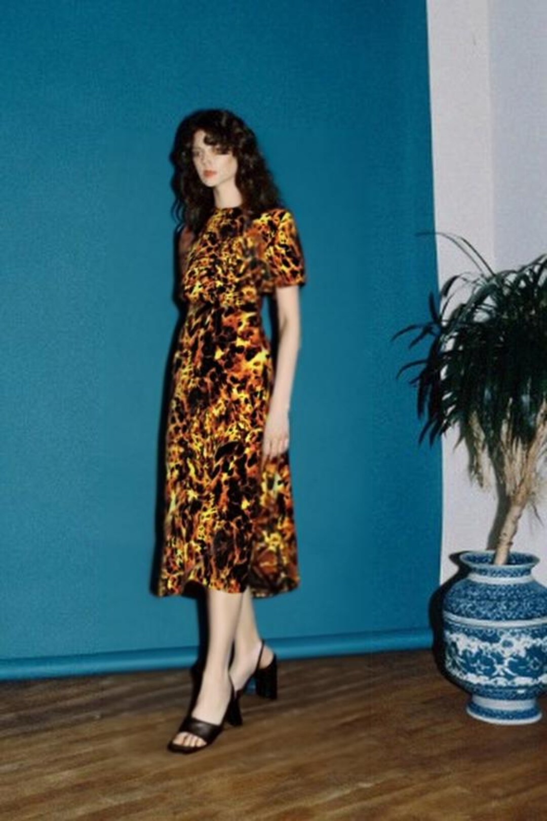 Sanettle Dress - Tortoise Shell