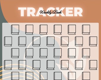 La serie de carteles Bullet Proof presenta Weekly Book Tracker