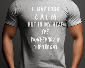 Throat Punch Threatening Funny T Shirt Gift Tee Shirt