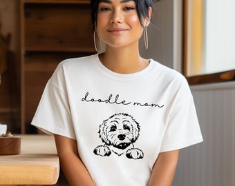 Doodle Mom Short Sleeve Tee Shirt