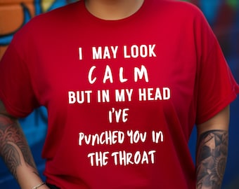 Throat Punch Threatening Funny T Shirt Gift Tee Shirt