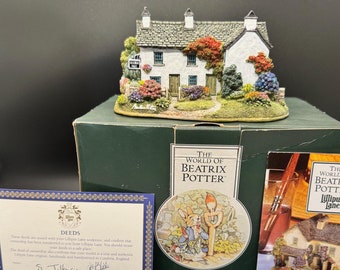 Lilliput Lane OLD MOTHER HUBBARDS 1993, Vintage English