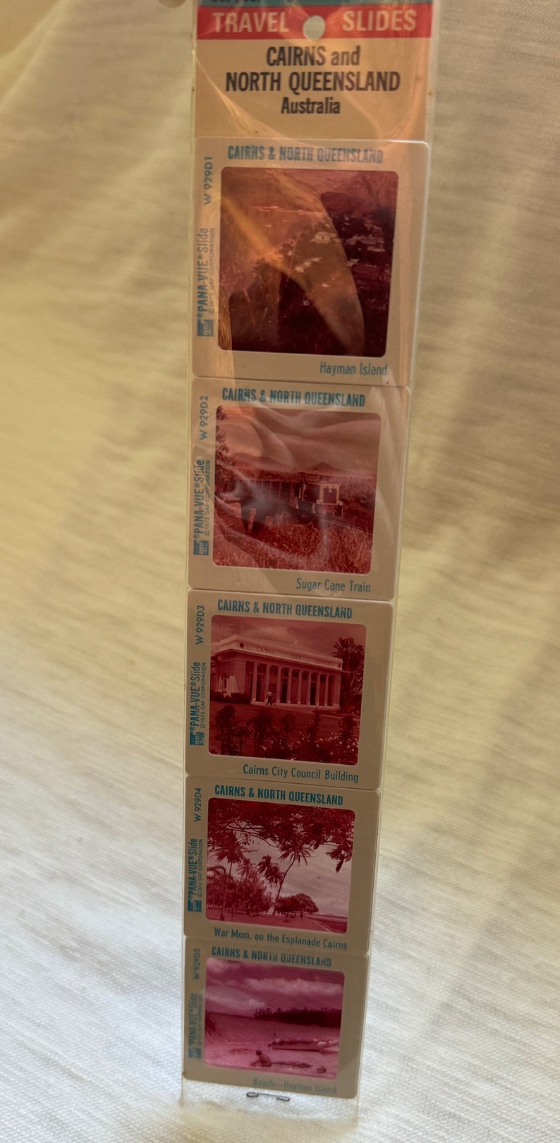 Australian Souvenir 35mm Travel Slides by Pana-Vue gaf 15 Slide images In Original Packaging Melbourne, Queensland, Brisbane Tourism set image 4