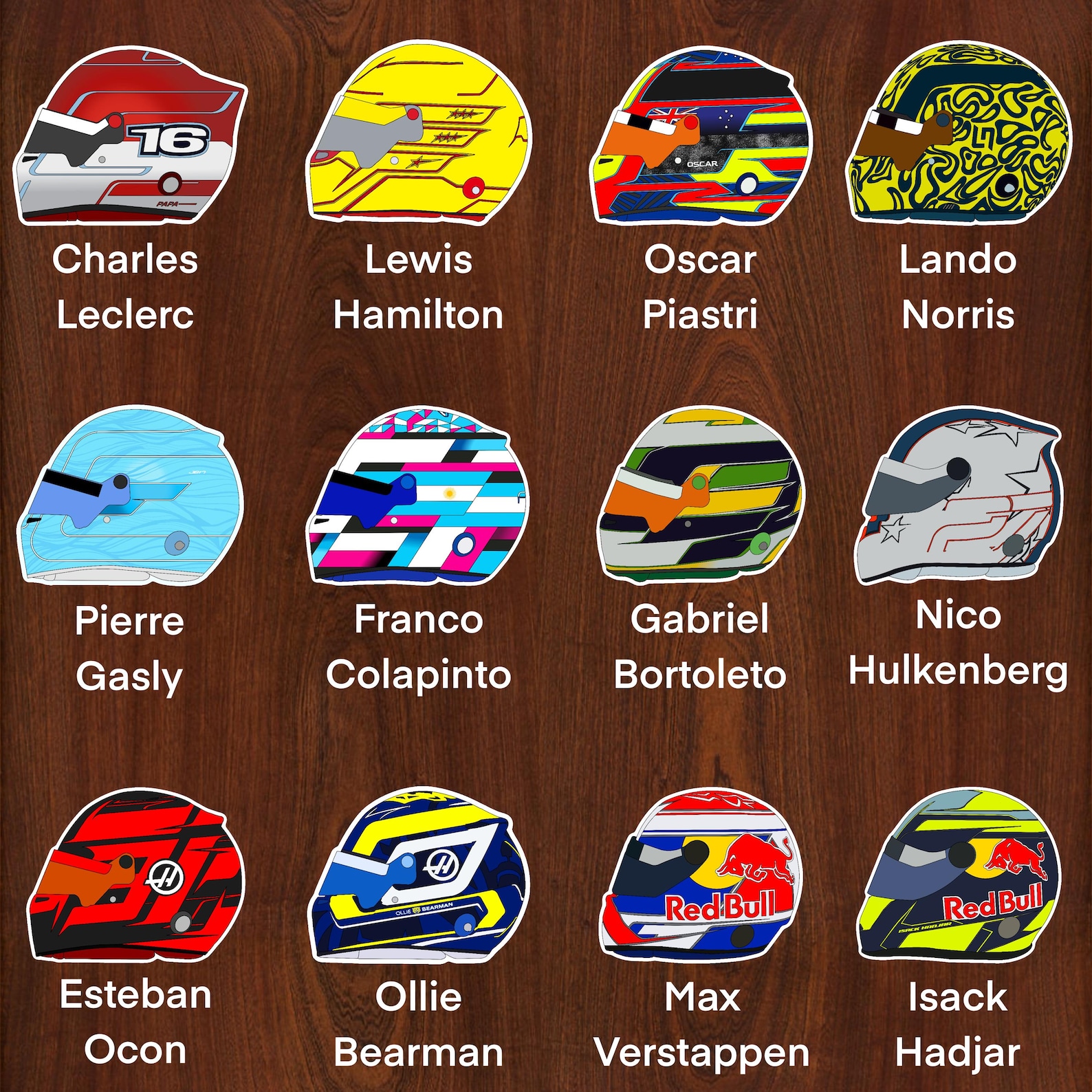 Formula 1 Helmets 2026 - Etsy