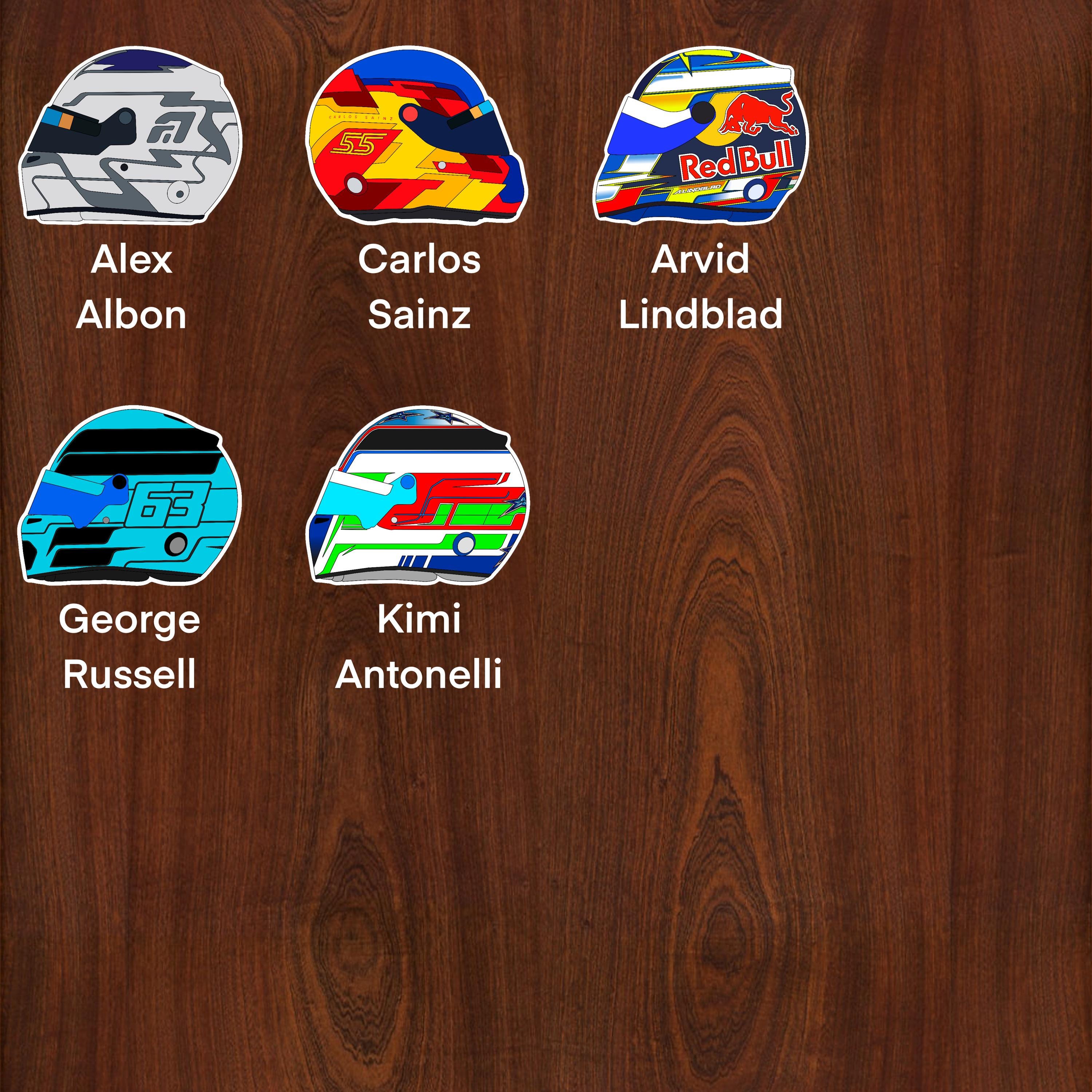 Formula 1 Helmets 2026 - Etsy