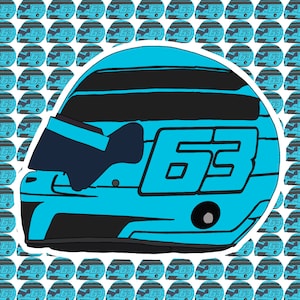 George Russell Helmet 2024