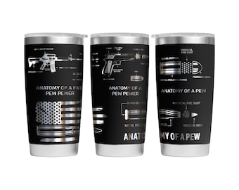 Anatomy Of A Fast Pew Pew 20oz Tumbler