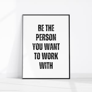Office Wall Art, Teamwork Quotes, Office Décor Print, Workplace Positivity, Printable Wall Art, Team Mindset Gift, Inspirational Work Poster