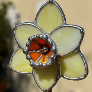 Stained Glass Daffodil Pattern & Jigs with Instructions (Files Only)