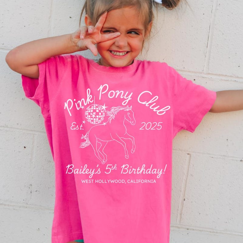 Playful Pony Print Top