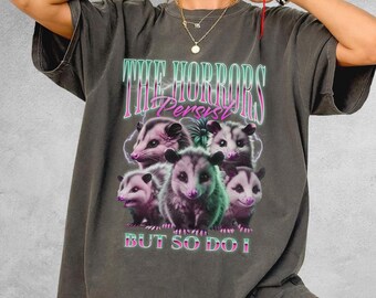 Vintage Possum T-Shirt, The Horrors Persist Bootleg Style