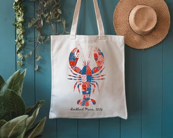 Patchwork Hummer Tragetasche, Benutzerdefinierte Lage Sommer Tragetasche, süße Fourth of Jul Strandtasche, personalisiertes Geschenk