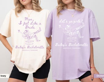 Western Bachelorette T-Shirt - Nashville Cowgirl Braut Gruppe Party T-Shirt