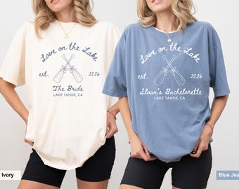 See Bachelorette T-Shirt | Liebe auf den Boots-Rudern (Lake Tahoe)
