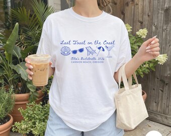 Last Toast on the Coast Bachelorette Sweatshirt | Cozy Beach Wedding Bridal Party Sweatshirt