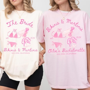 Bikinis and Martinis Bachelorette Shirt,Martini Bachelorette, Martinis and Bikinis, Bachelorette Gifts, Bridesmaid Gifts, Bachelorette Party