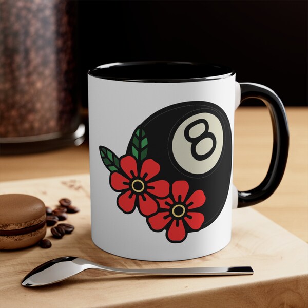 Too Lucky Cute Mug Aesthetic, Two-tone Coffee Mug, 11 oz mug