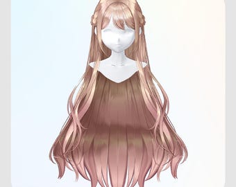 VRoidStudio: Braided Half Up (16 colors included)