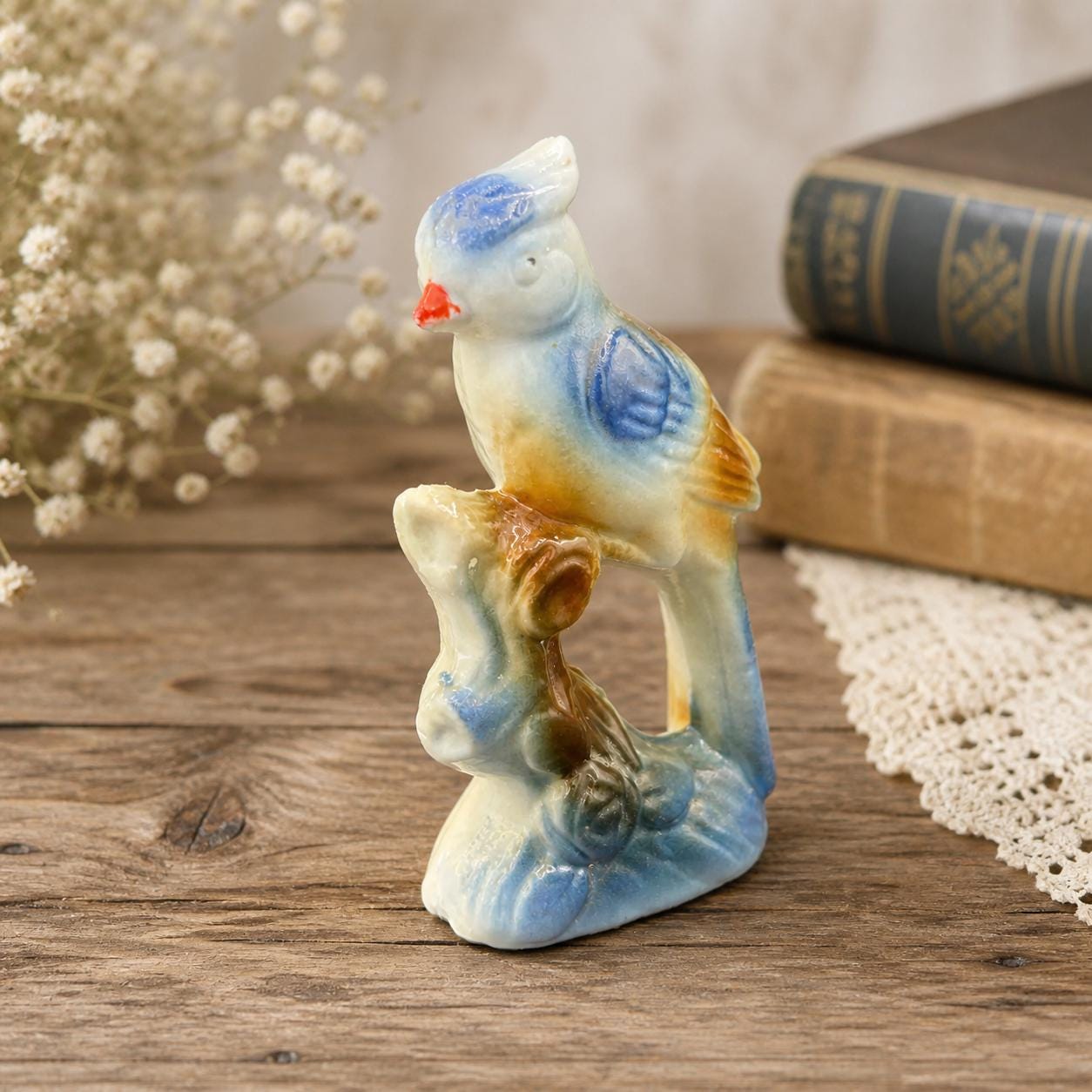 Ceramic Bird Figurines Japanese - Etsy