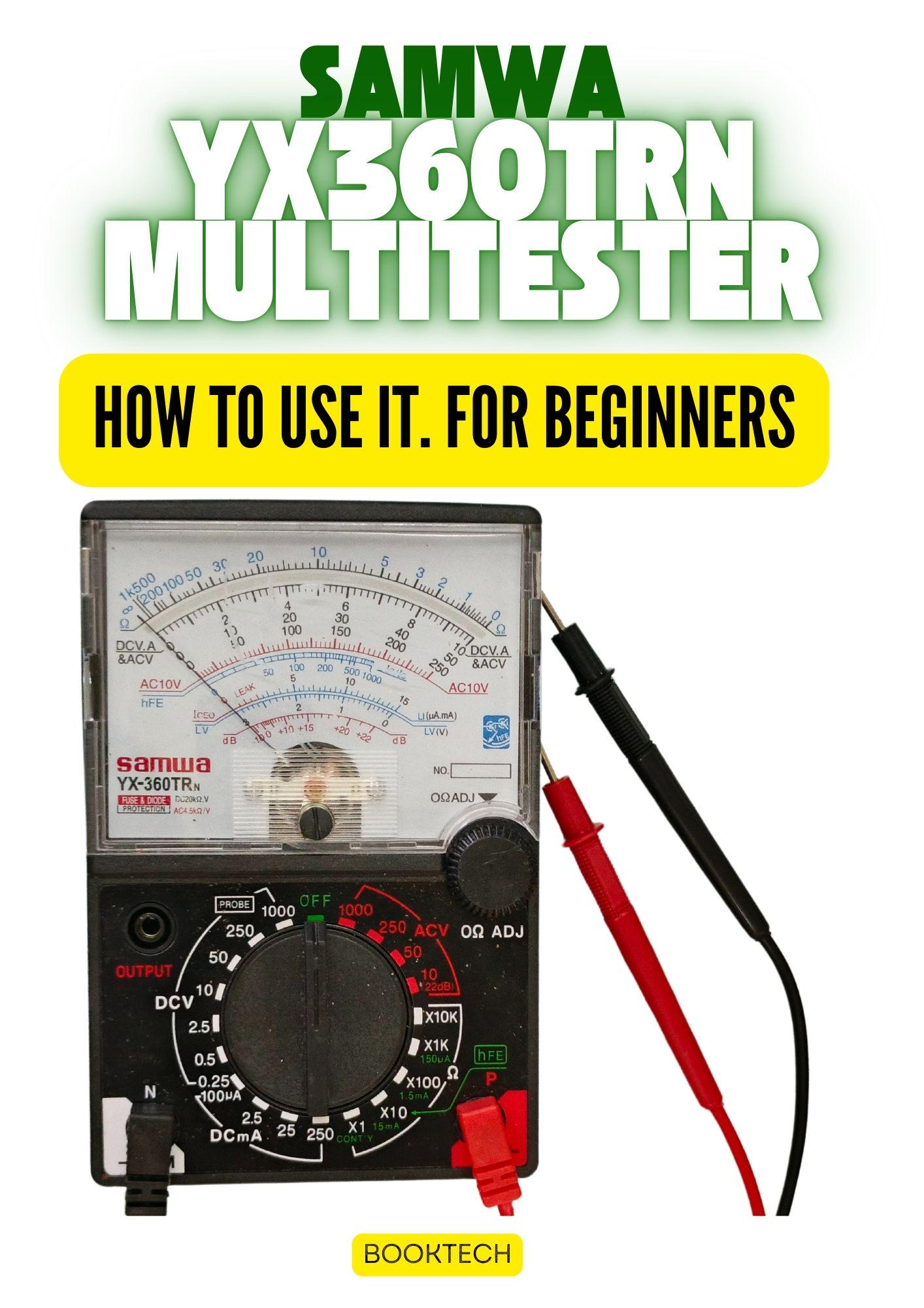 Sanwa YX360TRF Analog Multimeter – Drop-Shock Proof Tester With Null Meter, High Resistance Up To 200MΩ, And Protective Cover