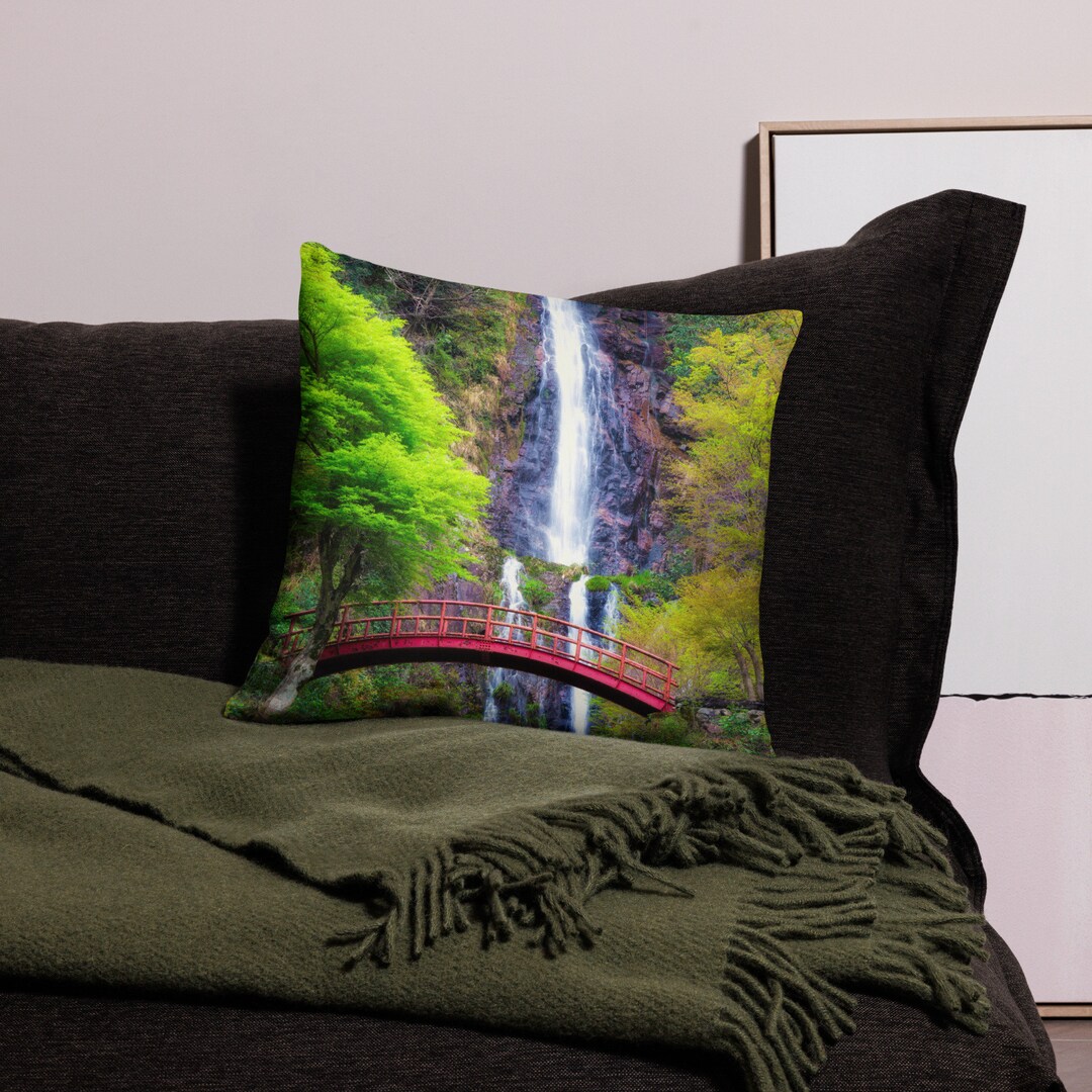 Waterfall Cushion Cover Etsy