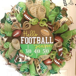 Football Game Day Wreath