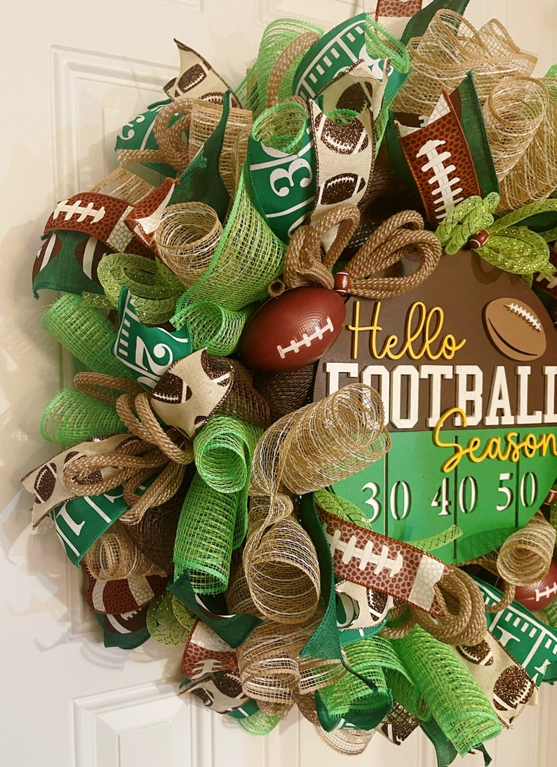Football Game Day Wreath