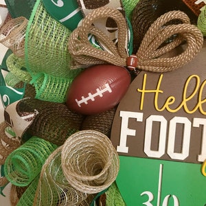 Football Game Day Wreath