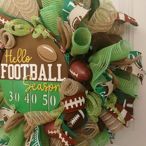 Football Game Day Wreath