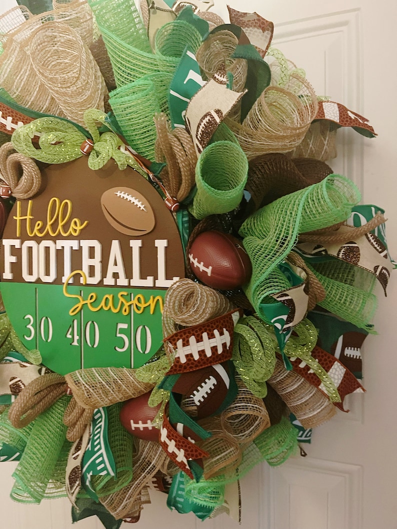 Football Game Day Wreath
