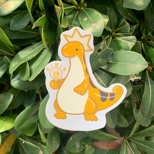 Palworld Relaxaurus Lux | Vinyl Glossy Sticker | 3.5 x 2.5 “ | Cute Kawaii Palworld Laptop Sticker