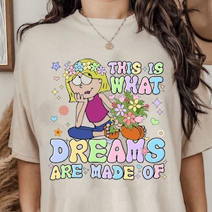Koszulka Retro Lizzie Mcguire, Koszulka This Is What Dreams Are Made Of, Zabawna koszulka urodzinowa Disney Lizzie Mcguire, Rodzinna wycieczka do Disneylandu