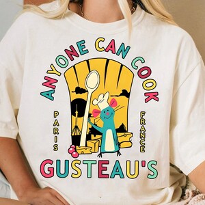 Retro Disney Pixar Ratatouille Shirt, Cute Remy Anyone Can Cook T-shirt, Remy Ratatouille Adventure Tee, Disneyland Trip Birthday Matching