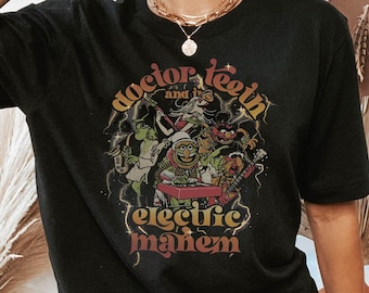 Vintage Disney Muppets Show Shirt, Doktor Teeth und das Electric Mayhem Rock Band T-Shirt, Magic Kingdom T-Shirt, Disney Gruppe MAtching Shirt
