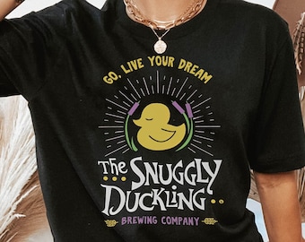 Retro Disney Tangled Shirt, The Snuggly Duckling Go Live Your Dream T-shirt, Rapunzel Princess Matching Tee, WDW Magic Kingdom Holiday Trip