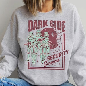 Vintage Star Wars Stormtrooper Shirt, Dark Side Security Services T-shirt, Funny Galaxy&#39;S Edge Holiday Trip Tee, Star Wars Outfit Trip